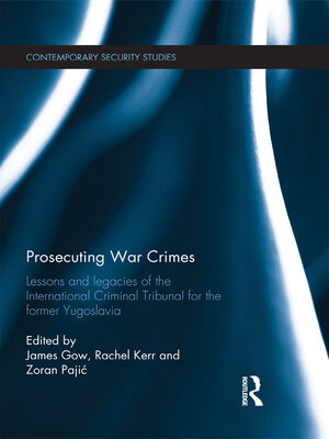 cover image of Prosecuting War Crimes